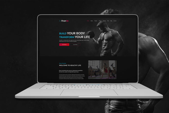 Free ShapeUp Gym Website Template