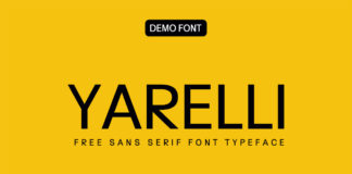 Free Yarelli Sans Serif Typeface