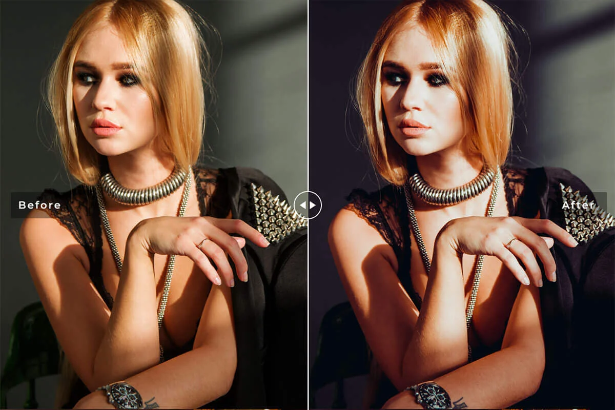 Glamour and Beauty Lightroom Preset Preview 2