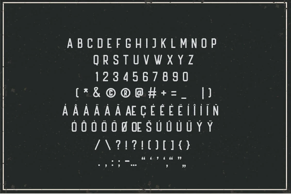 Handler Vintage Sans Serif Font Preview 1