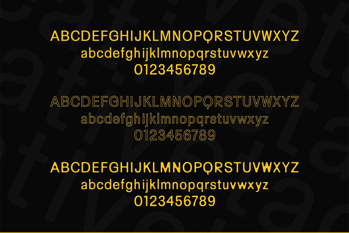 Yarelli Sans Serif Typeface Preview 1