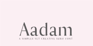 Free Aadam Modern Serif Font