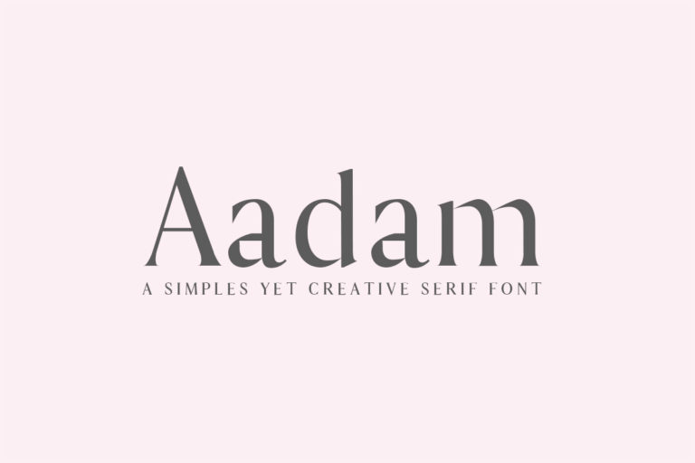 Aadam Modern Serif Font Free Download - Creativetacos