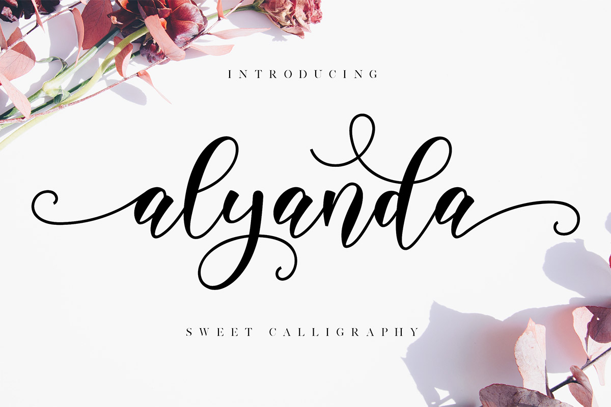 Free Alyanda Calligraphy Font