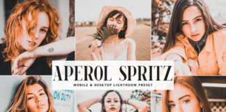 Free Aperol Spritz Lightroom Preset