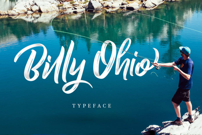Free Billy Ohio Brush Font