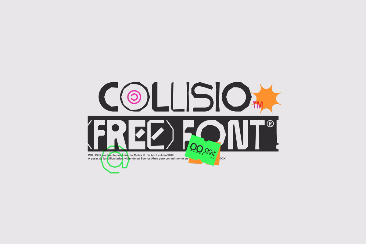 Free Collisio Display Font