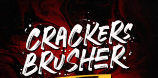 Free Crackers Brusher Brush Font