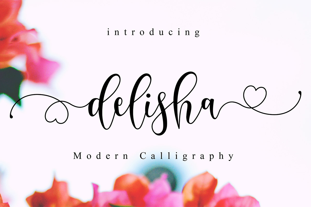 Free Delisha Script Font