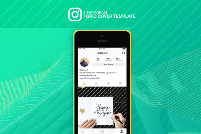 Download Free Instagram Grid Cover Mockup Creativetacos