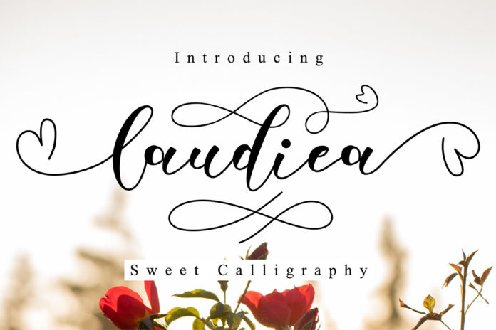 Free Laudiea Sweet Calligraphy Font