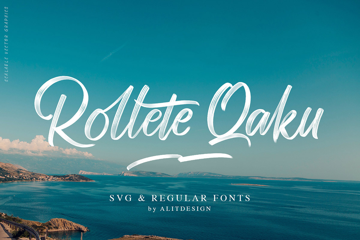 Free Rollete Qaku Script Font