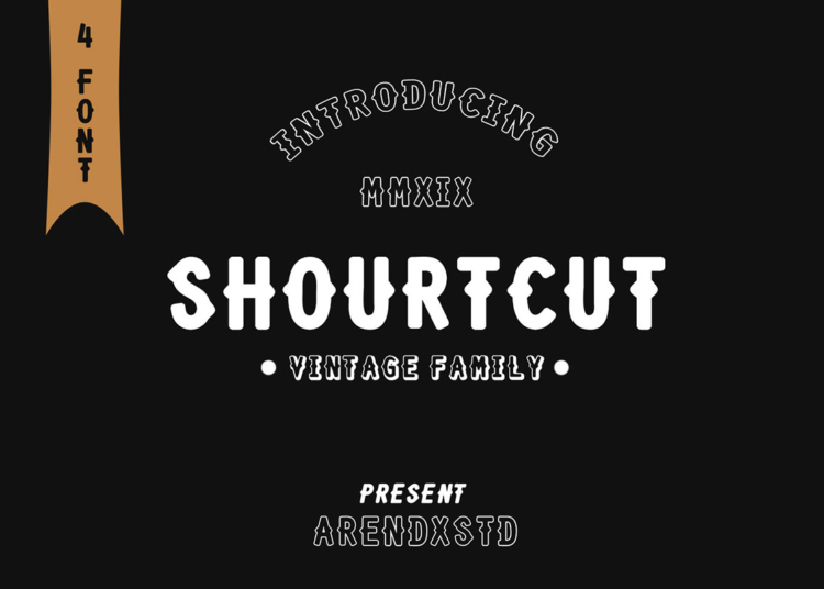 Free Shourtcut Vintage Font
