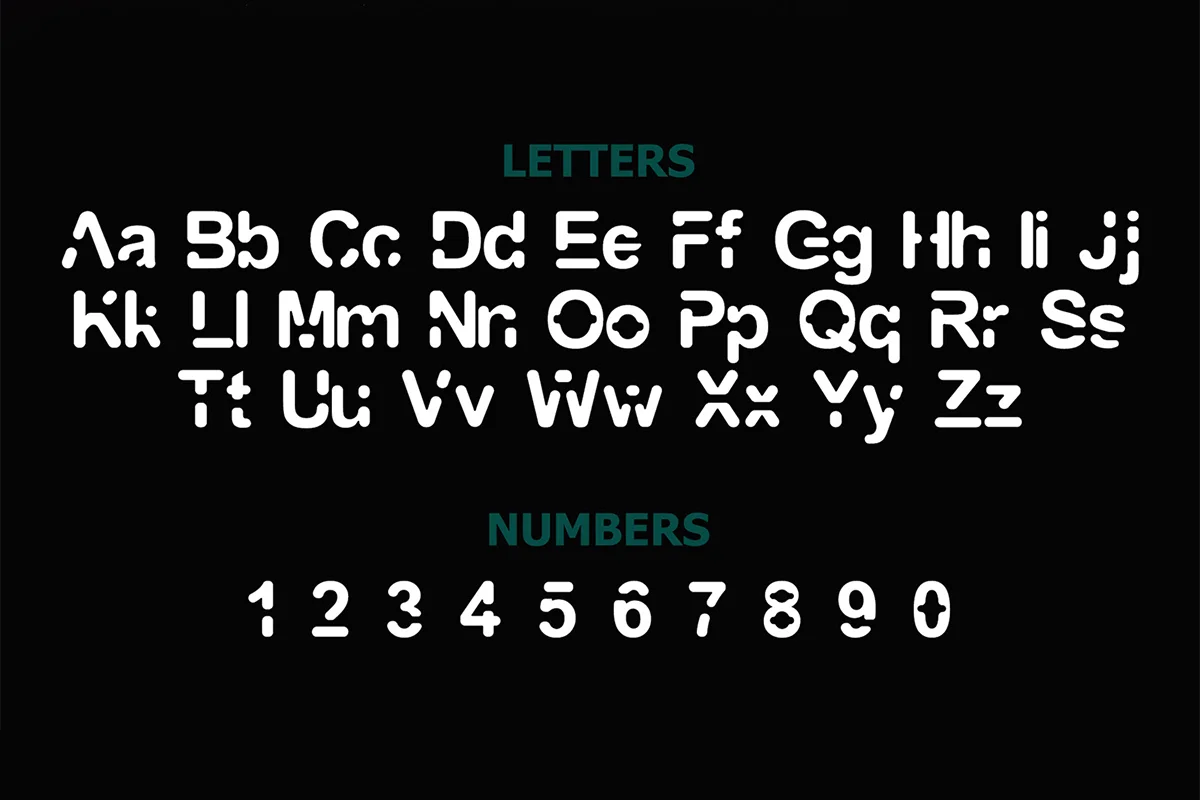 Galaxy Display Font Preview 1