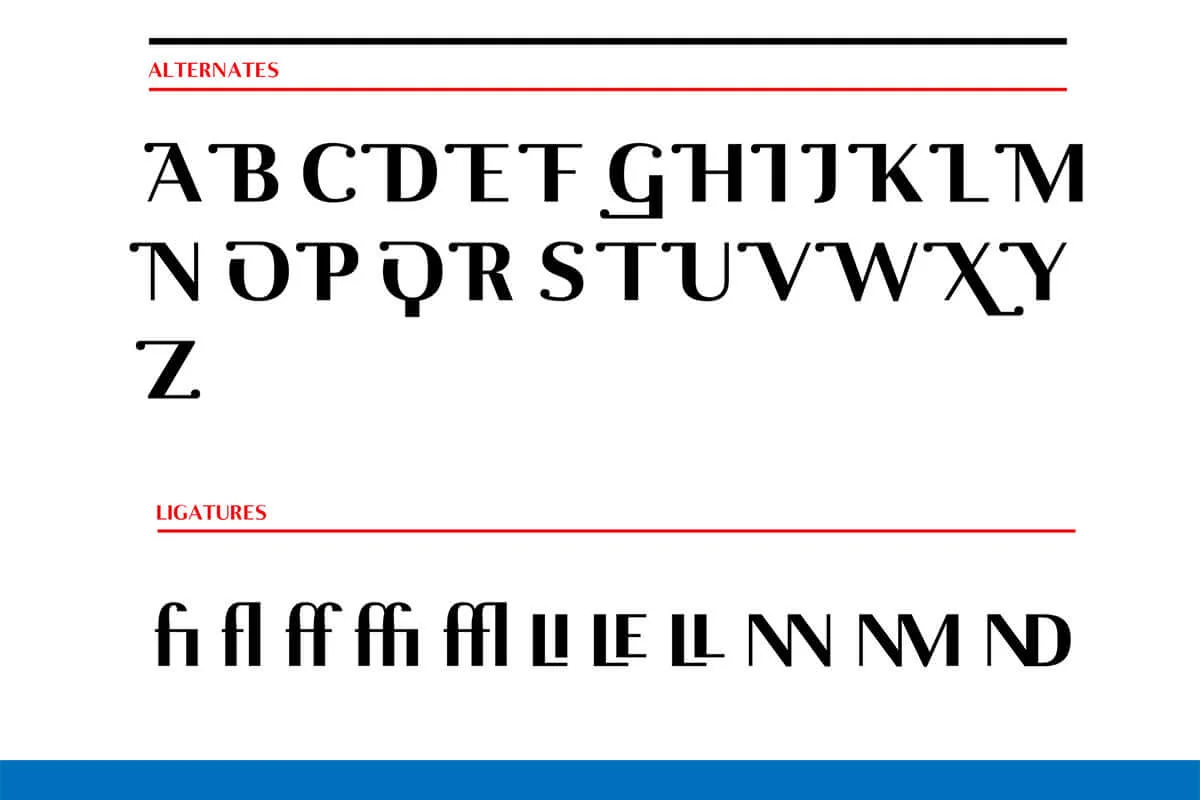 Gamine Sans Serif Font Family Preview 4