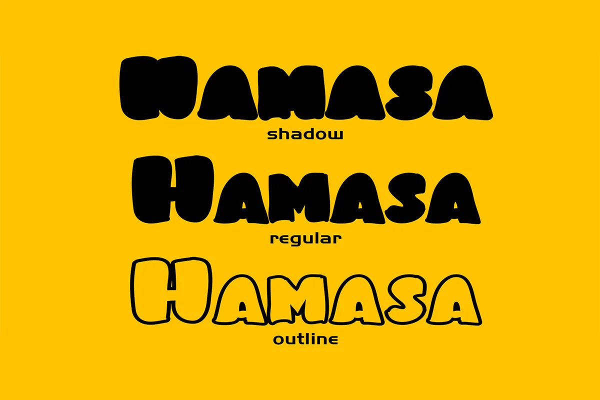 Hamsa Display Font Preview 1