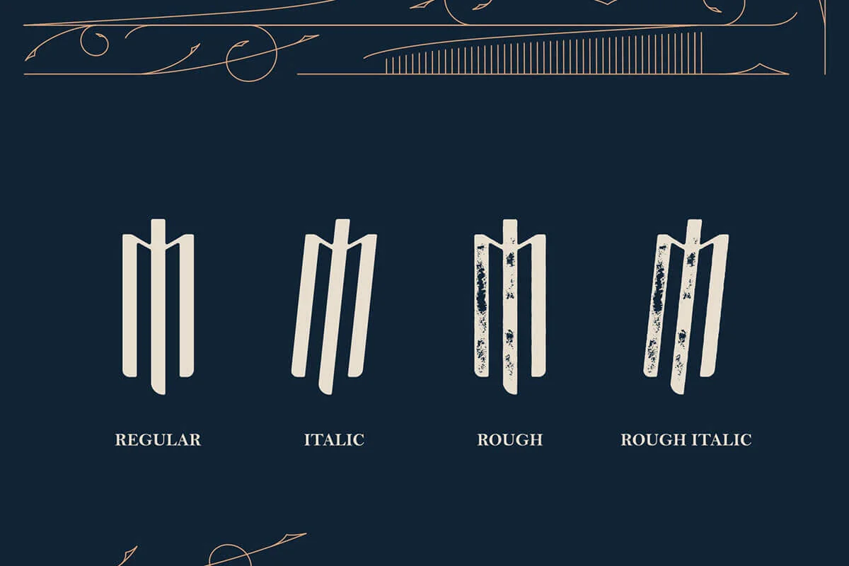 Masquerouge Victorian Display Font Family Preview 1