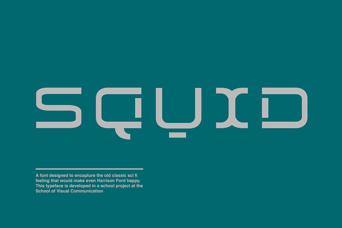 Squid Display Font