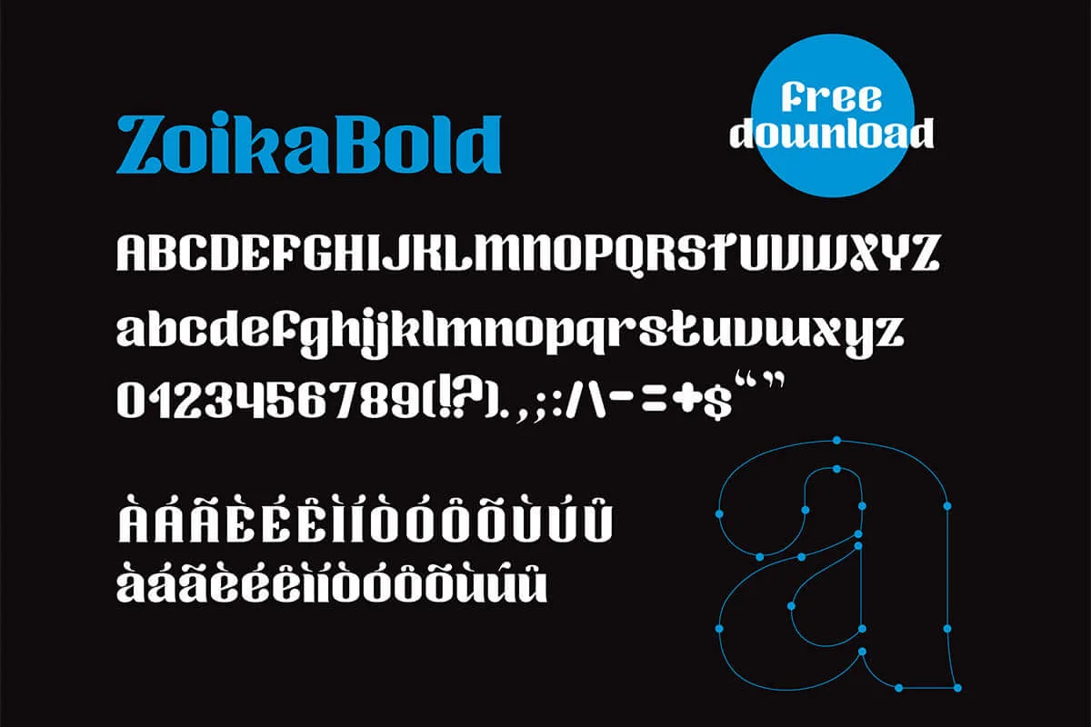 Zoika Display Font Preview 1