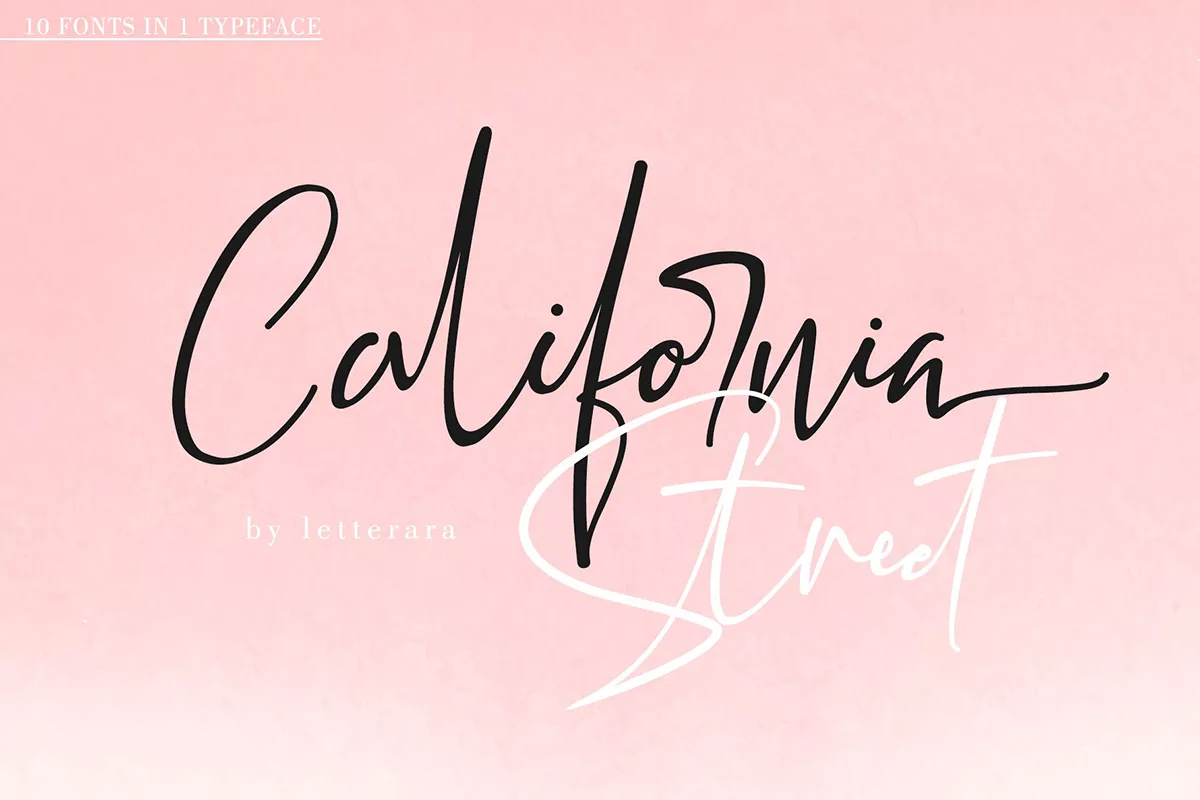 California Street Script Font