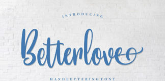 Free Betterlove Script Font