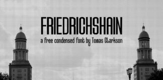 Free Friedrichshain Sans Serif Font