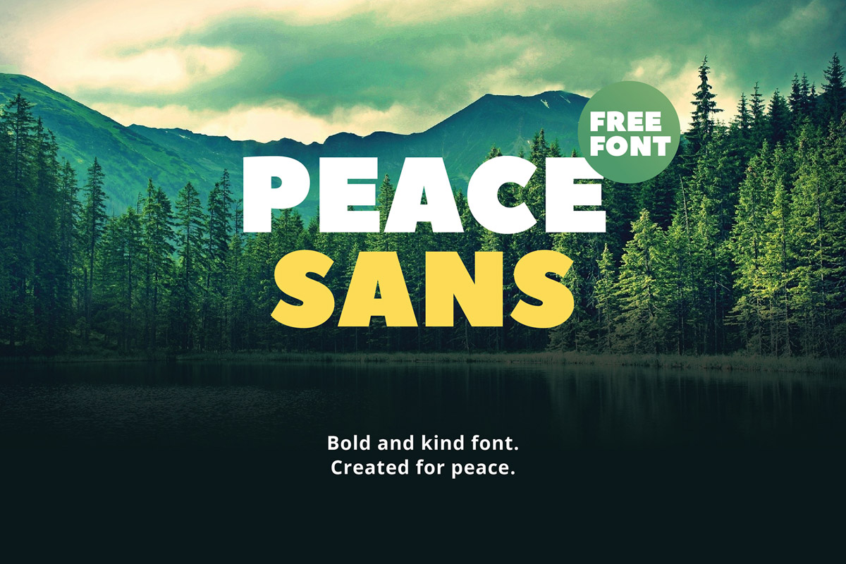 Free Peace Sans Serif Font