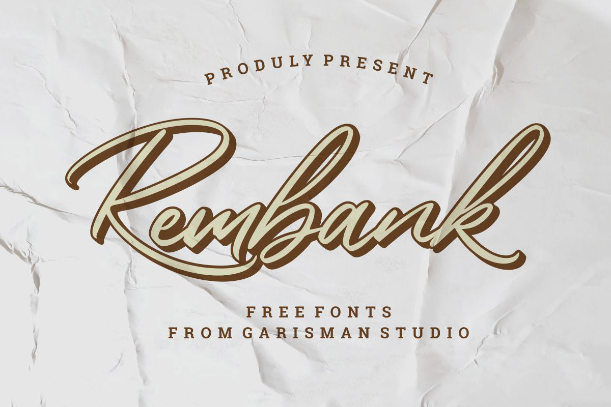 Free Rembank Script Font