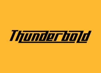 Free Thunderbold Sans Serif Font