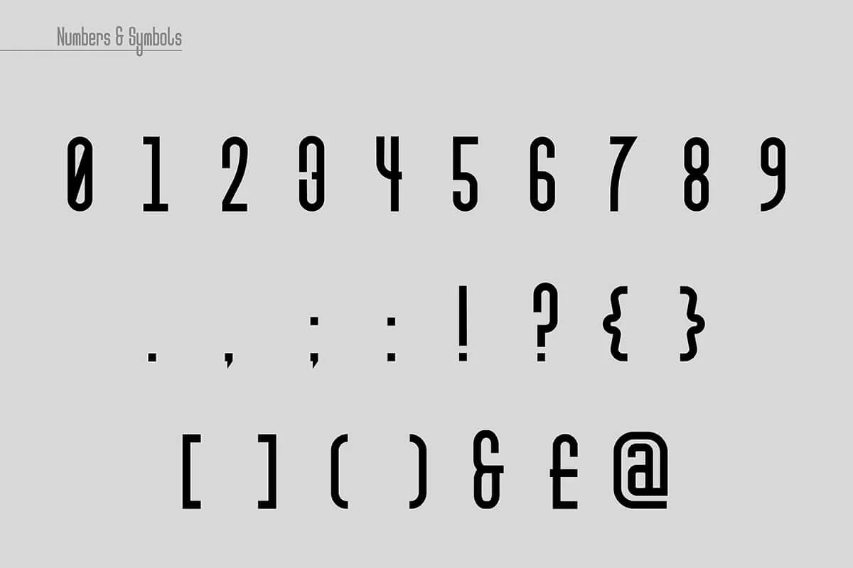 Friedrichshain Sans Serif Font Preview 2