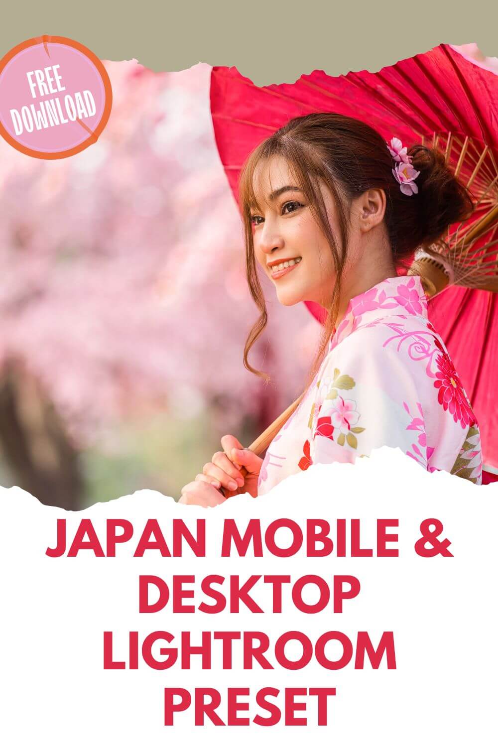 Japan Mobile & Desktop Lightroom Preset Pinterest