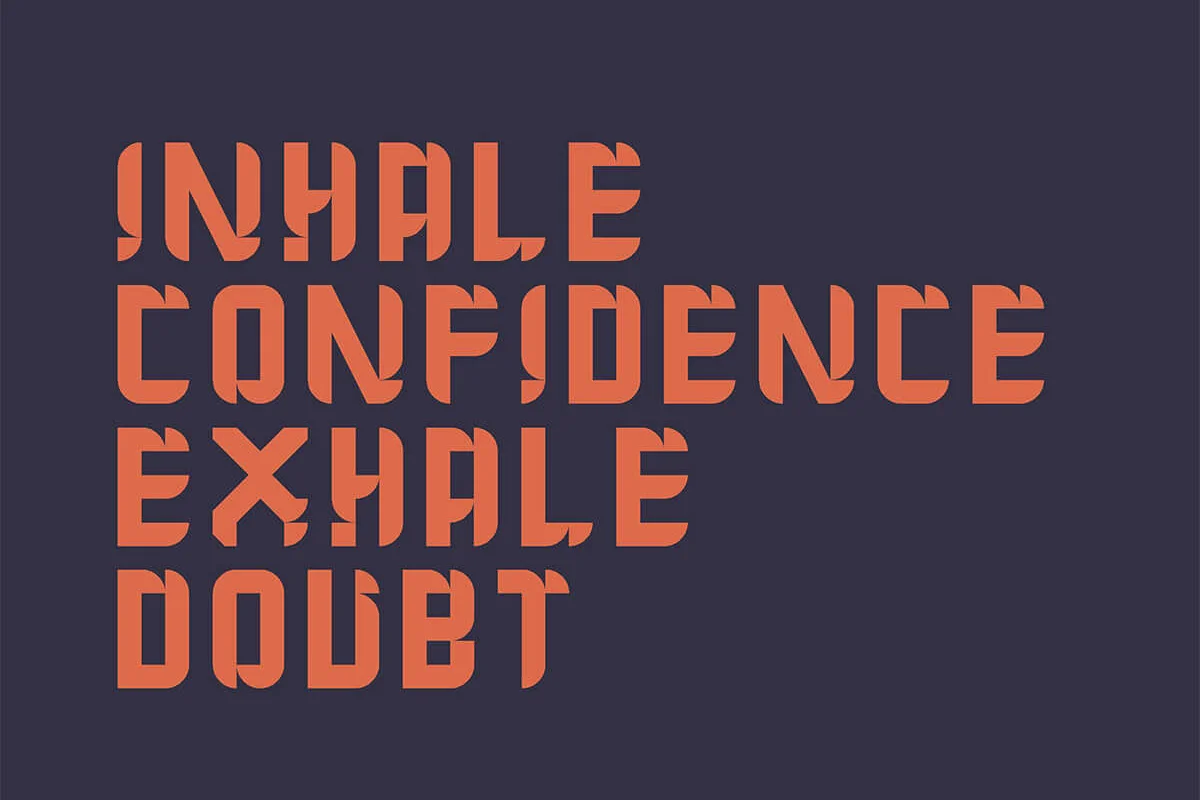 The Shark Fin Typo Sans Serif Font Preview 1