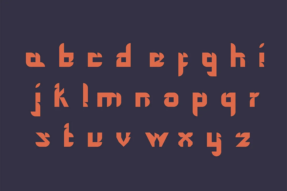 The Shark Fin Typo Sans Serif Font Preview 3