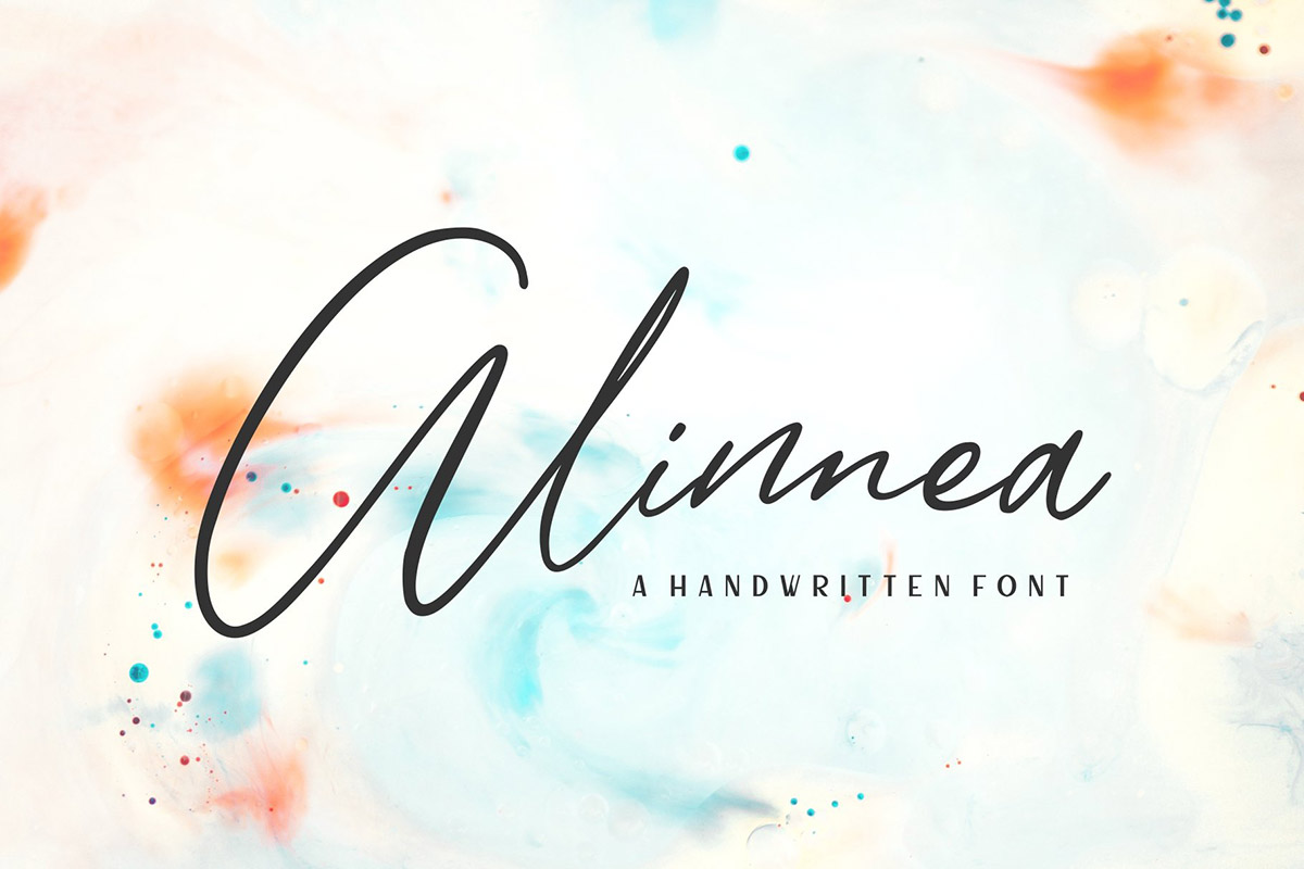 Free Alinnea Handwritten Font