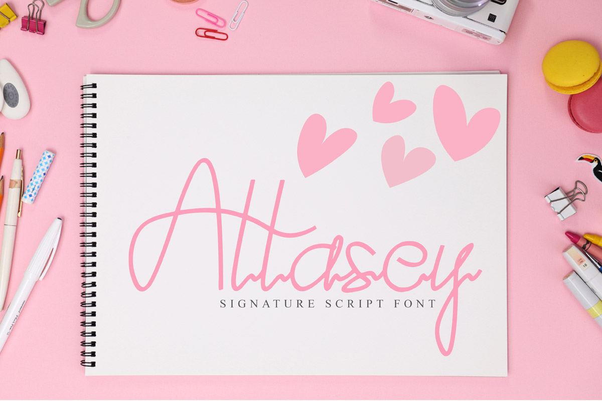 Free Attasey Signature Font