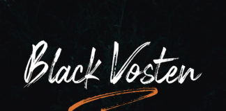 Free Black Vosten Brush Font