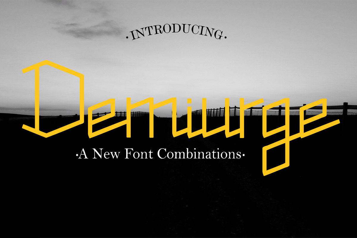 Demiurge Display Font