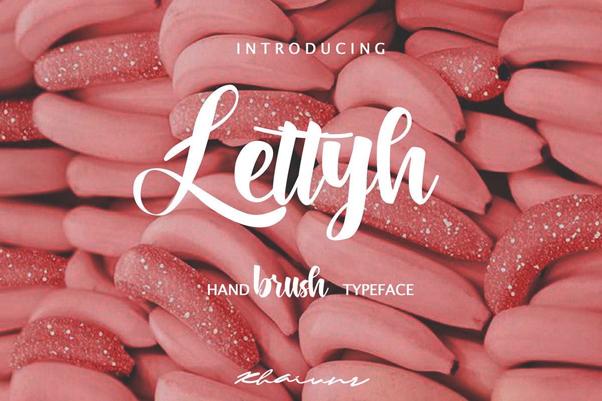 Free Lettyh Handbrush Font