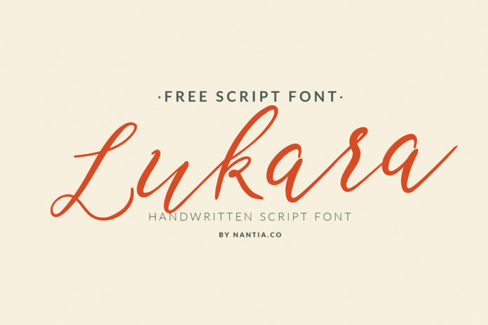 Free Lukara Script Font