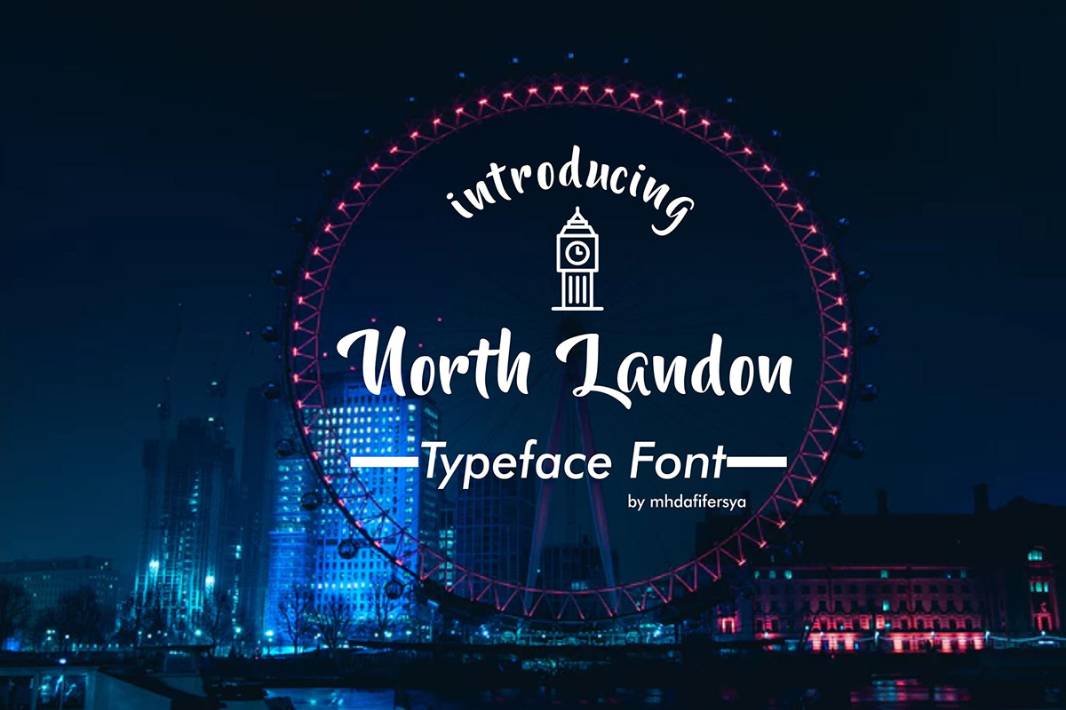 Free North Landon Script Font