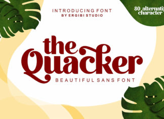 Free Quacker Sans Serif Font