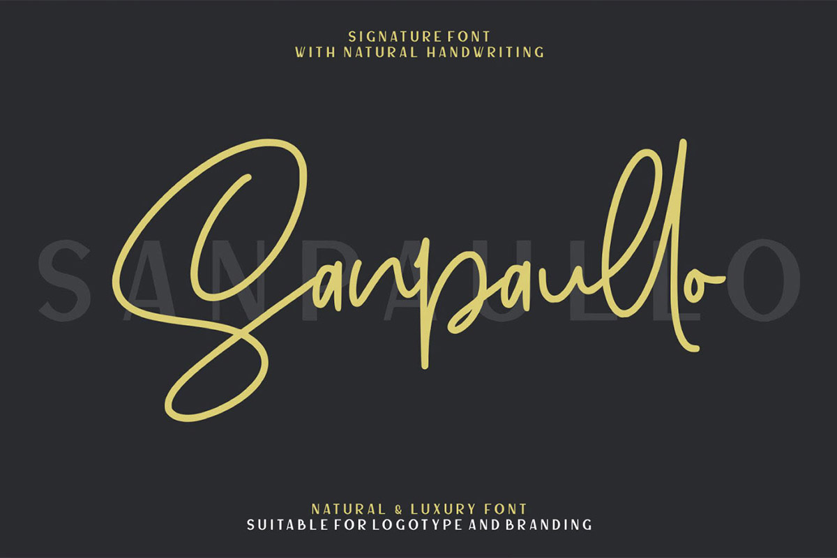 Free Sanpaullo Script Font