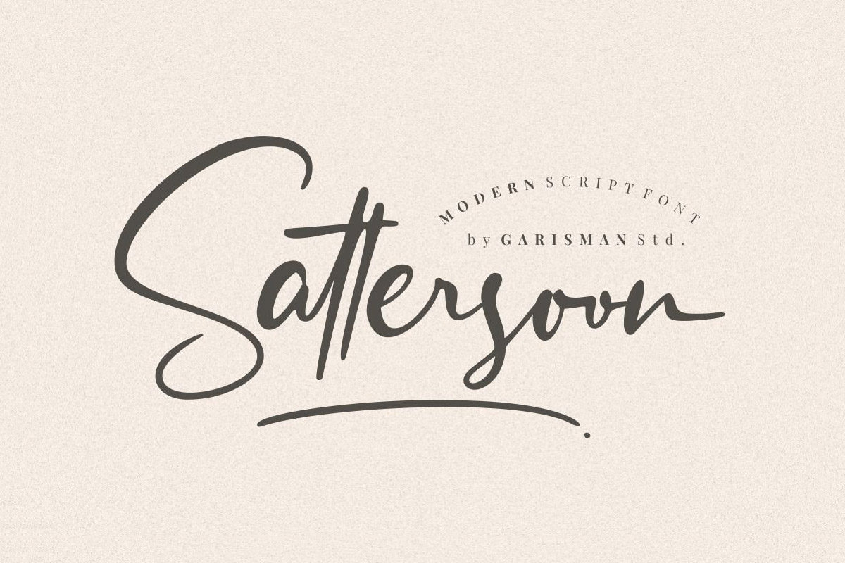 Free Sattersoon Script Font