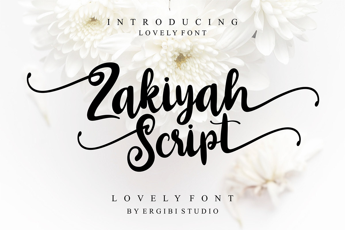 Free Zakiyah Lovely Script Font