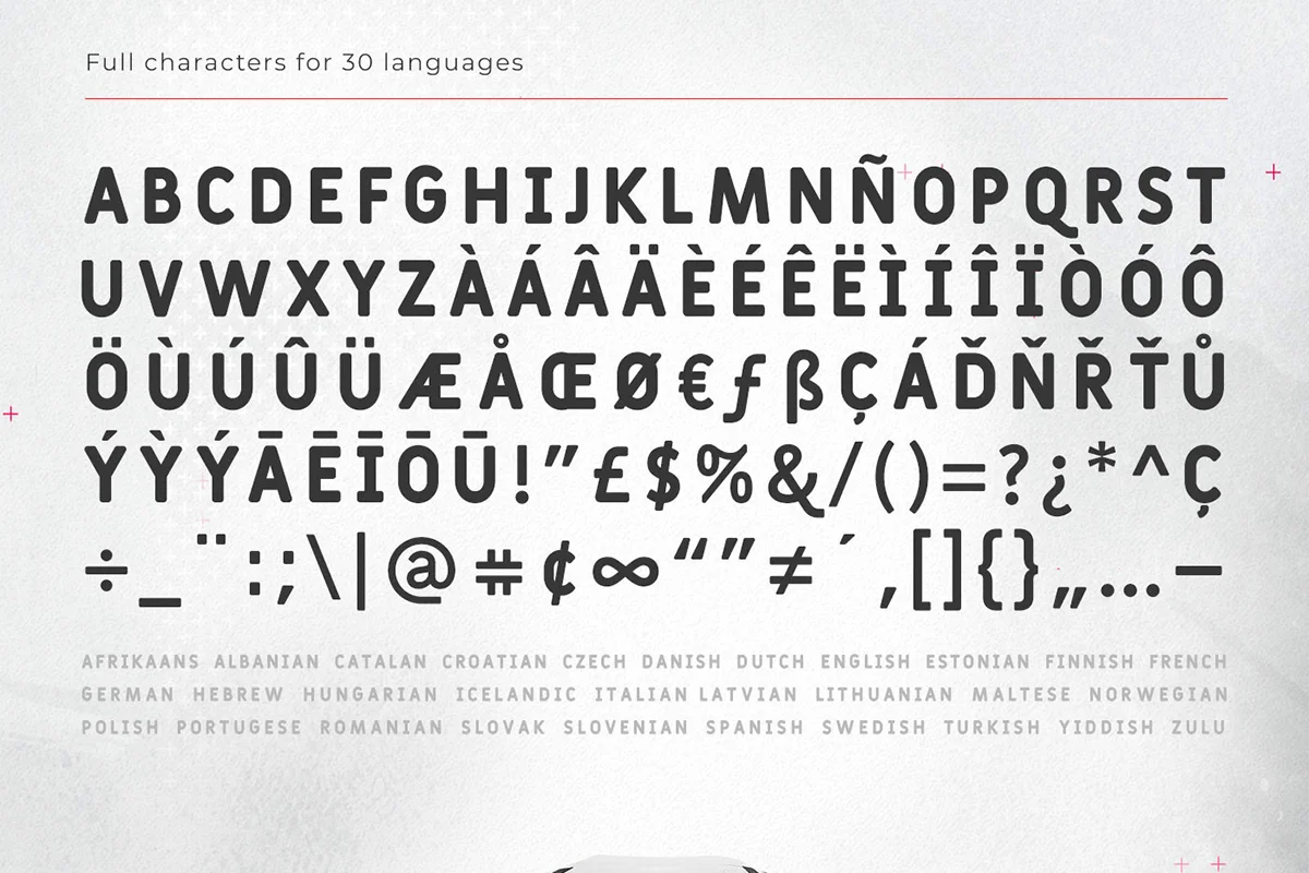 Fulbo Sans Serif Font Family Preview 4
