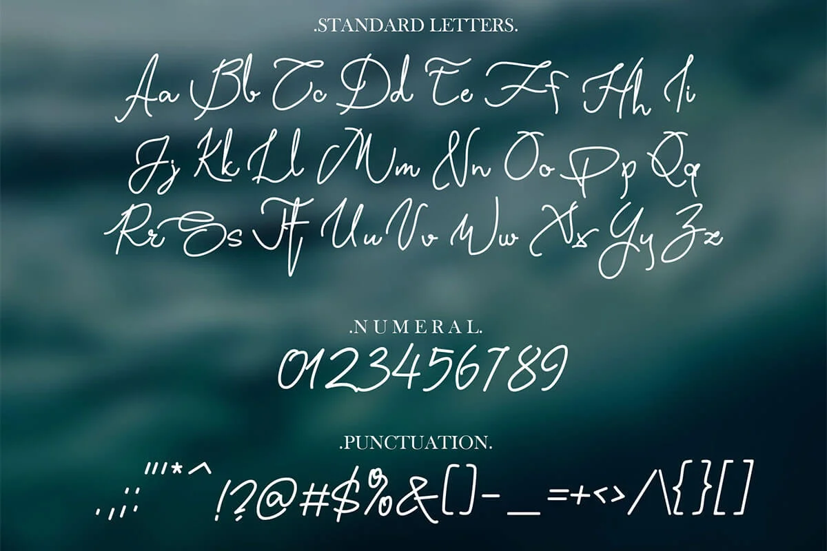 Hello Fhillya Script Font Preview 4