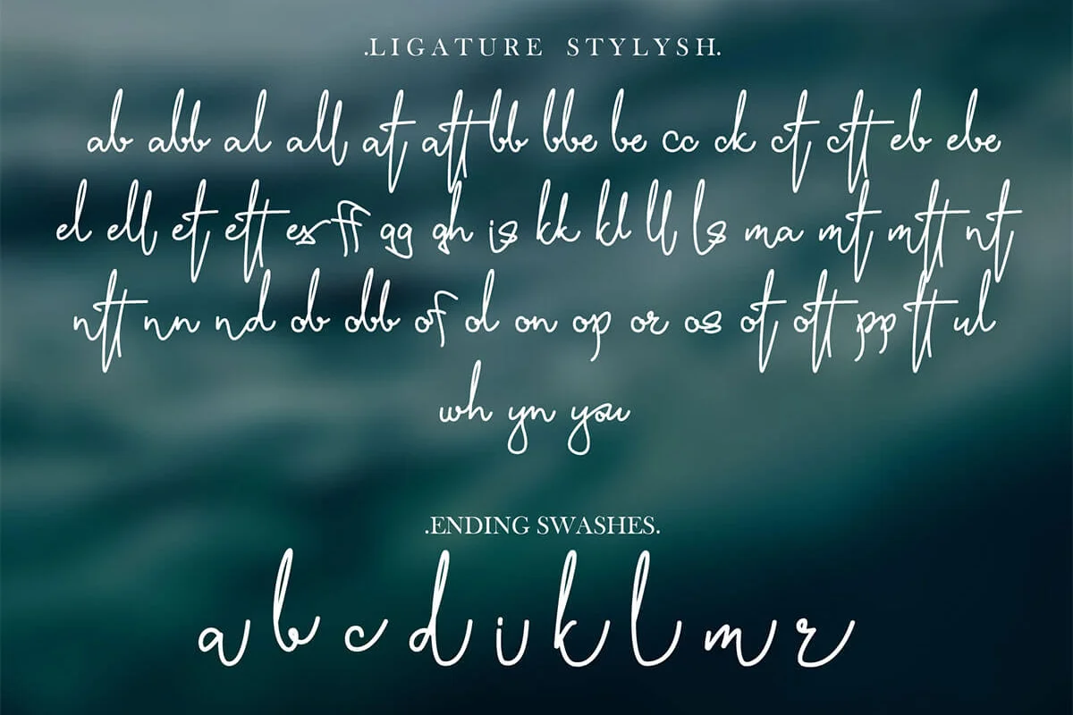 Hello Fhillya Script Font Preview 5