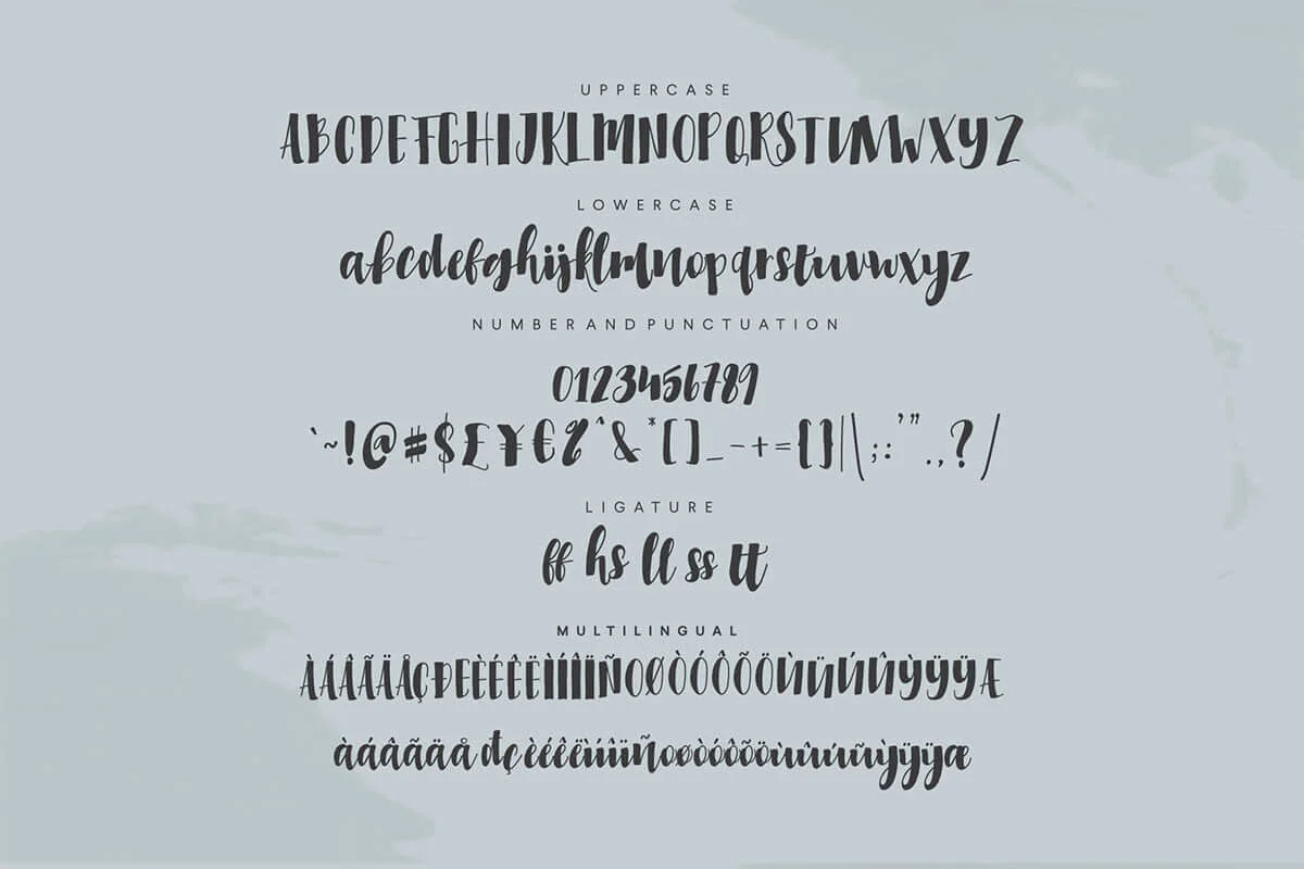 Milliciaous Script Font Preview 4