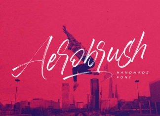 Free Aerobrush Handmade Font