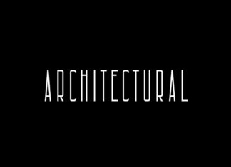 Free Architectural Display Font